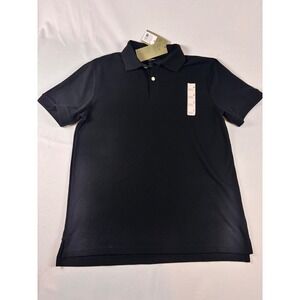 NWT Goodfellow & Co Mens Dadcore Every Wear Polo Shirt Black Standard Fit M